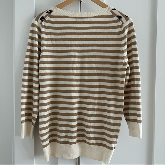 Animal print and striped sweater - Picture 6 of 9